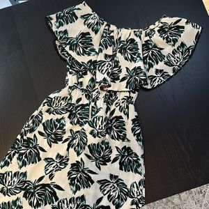 Design lab, size XS, palm print dress, like new condition